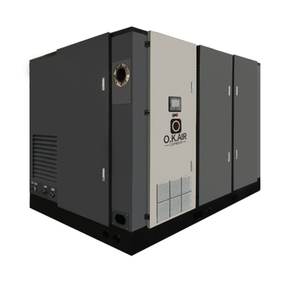 Two Stage 500 HP High Pressure Screw Air Compressor 3 Phase 575V - 600V